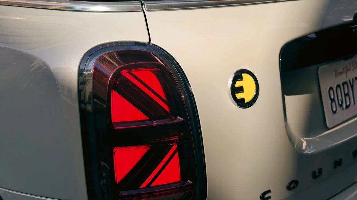 The MINI Cooper SE Countryman PHEV taillight. Tom Bush MINI in Jacksonville FL