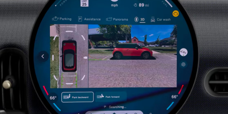 2025 MINI Cooper 2-Door Hardtop featuring a 9.4-inch OLED digital cluster