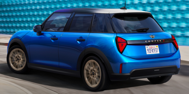 Rear view of a 2025 MINI cooper 4 door hardtop in Jacksonville, FL