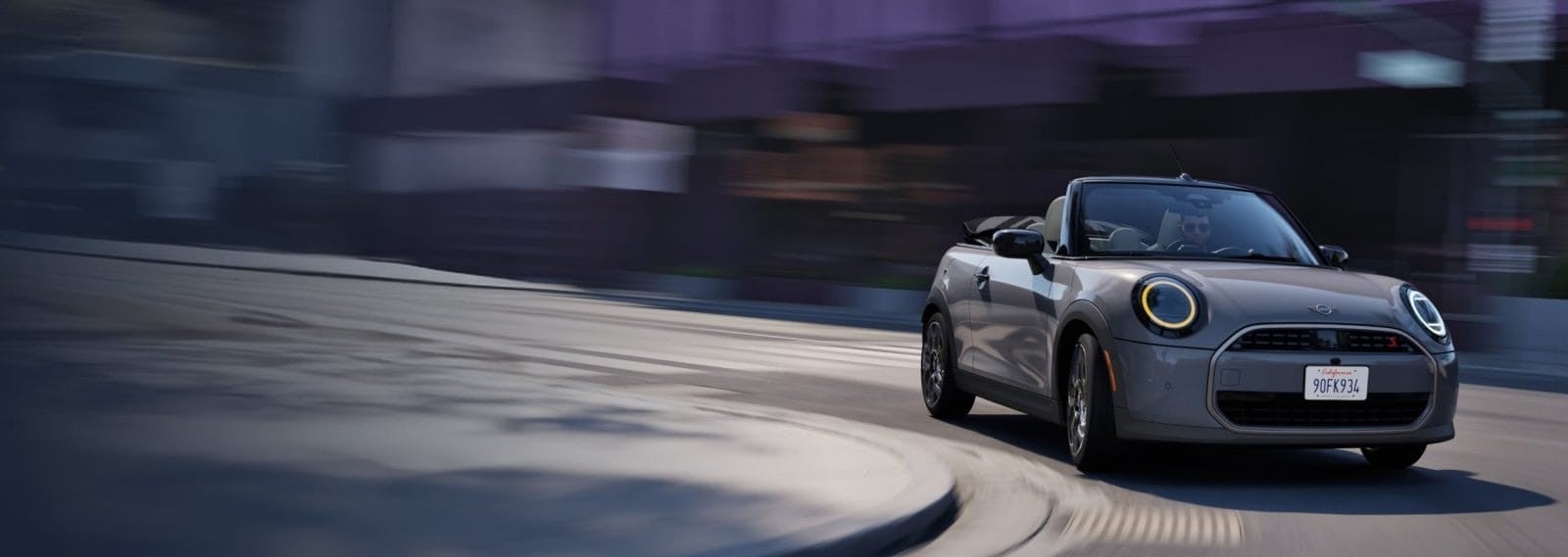 a 2026 MINI Cooper Convertible driving