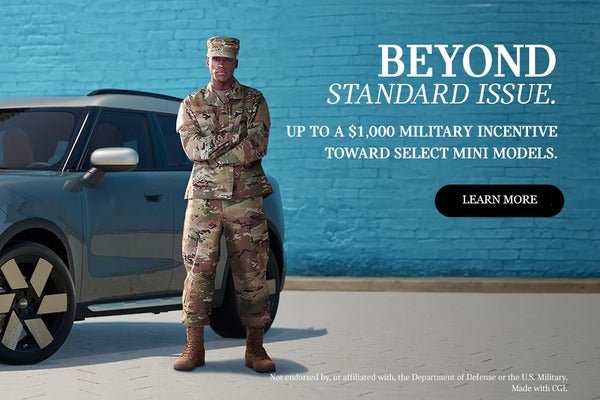 MINI $1000 Military Incentive Offer